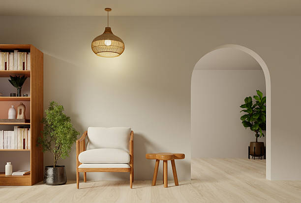 istock Modern interior design highlighting comfort and elegance in living areas. 3D render illustration 2252296511