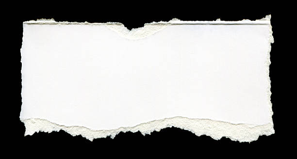 istock Cut or torn paper background textured isolated 2252297928