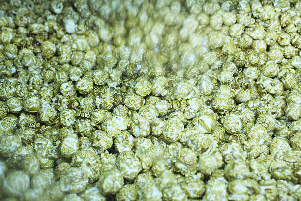 istock Falling popcorn close-up. Food background 2252299582