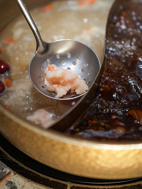 istock Shrimp Dumplings in Hot Pot Broth 2252309475