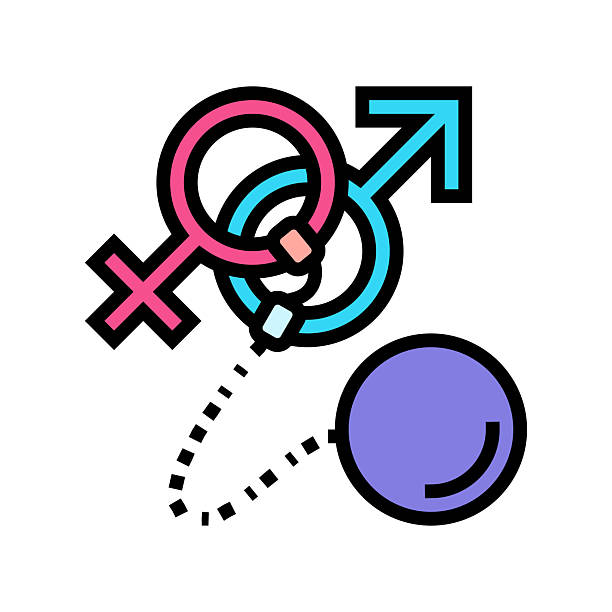 gender norms color icon vector illustration gender norms color icon vector. gender norms sign. isolated symbol illustration leadership norms stock illustrations