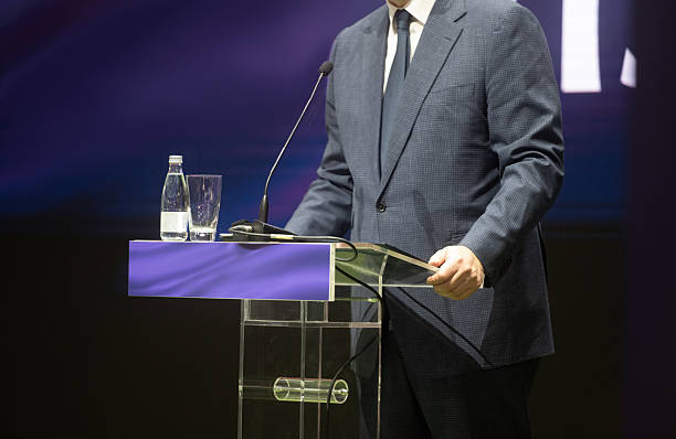 istock Leader at the podium 2252314293