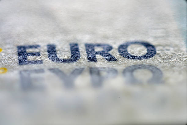 A detailed close-up of euro currency showcasing its unique design elements and texture. This image captures the essence of money and financial transactions.