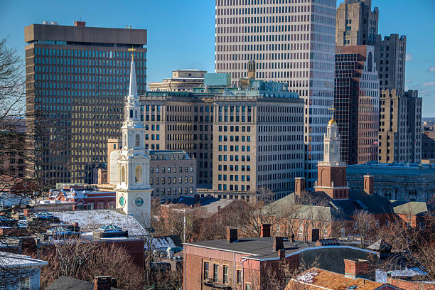 istock Providence, Rhode Island city skyline from Prospect Terrace Park. 2252318516