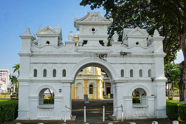 istock Colonial White Archway with Classical Design in Kedah 2252324873