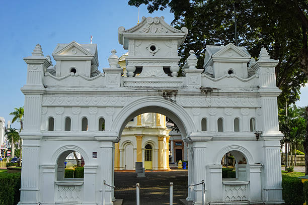 istock Colonial White Archway with Classical Design in Kedah 2252324876
