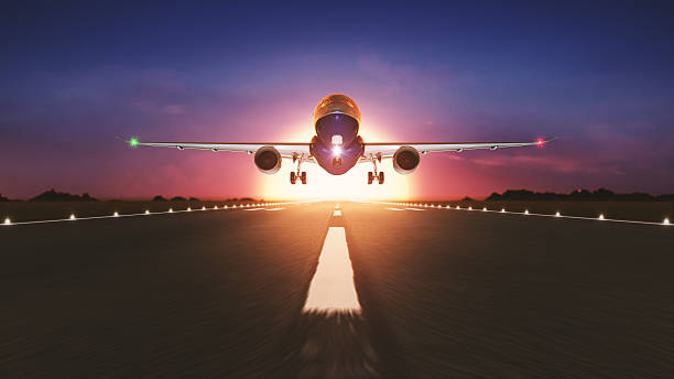 istock Airplane taking off from the airport 2252352946
