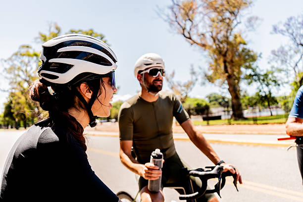 istock Cyclists taking a break during outdoor exercise 2252354182