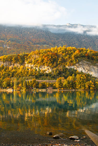 istock Autumn lake scenery in Interlaken, Switzerland 2252355696