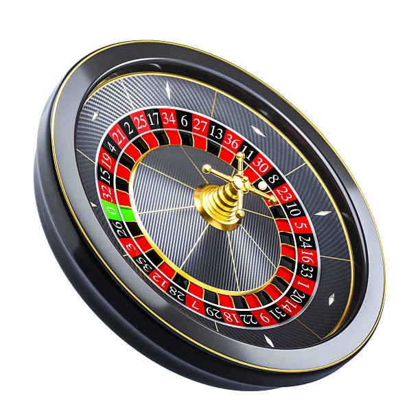 istock Roulette wheel gambling game with ball on zero 2252361947