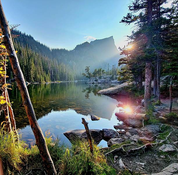 istock Sunset at Dream Lake, Colorado 2252367048
