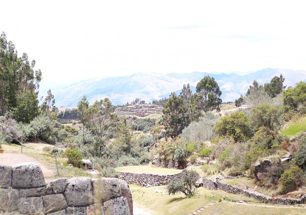 The Ancient Inca Baths of Tambomachay Near Cusco, Peru
