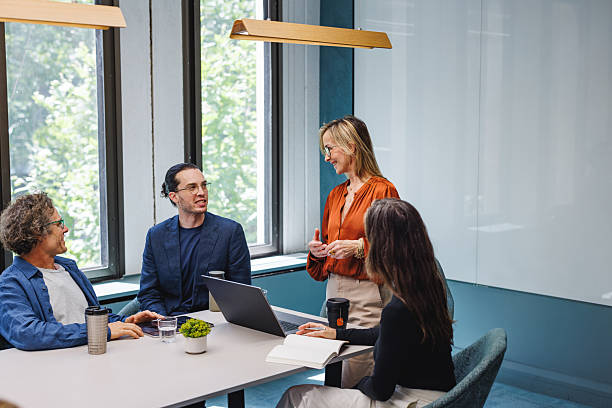 istock Caucasian Professionals Engaging in Productive Meeting in Bright Office Setting 2252373125