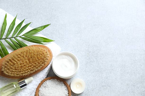 istock Beautiful spa accessories in a massage room 2252373979