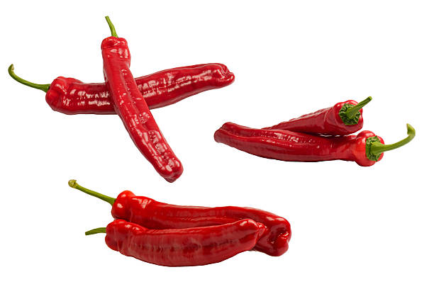 istock Fresh sweet red pepper isolated on a white background. 2252374058