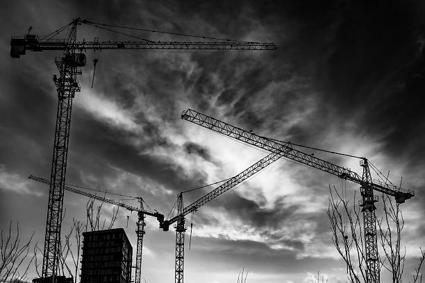 istock Construction Cranes Crafting the Urban Landscape 2252377376