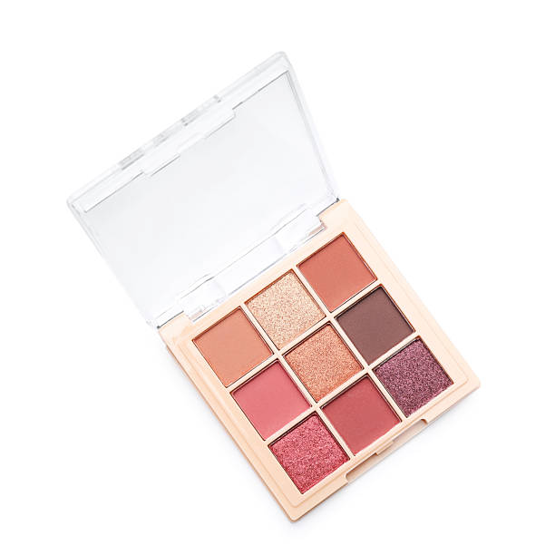 istock One beautiful eyeshadow palette isolated on white, top view 2252382398
