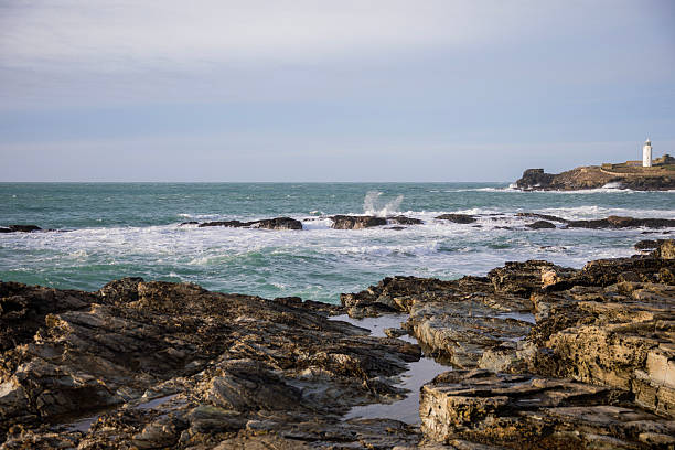 istock Godrevy Lighthouse at Godrevy Beach in Cornwall, UK. 2252392007