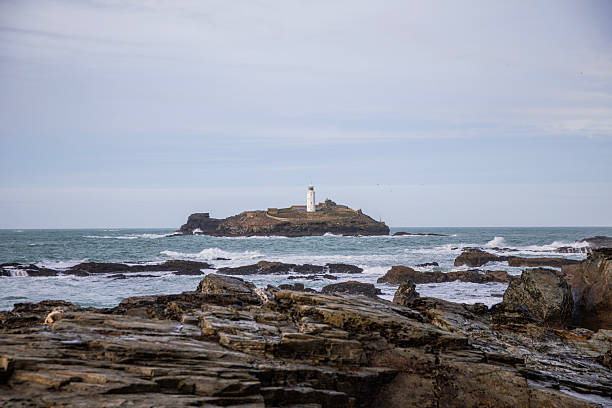 istock Godrevy Lighthouse at Godrevy Beach in Cornwall, UK. 2252392008
