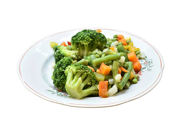 istock The cooked vegetables are on a plate. 2252393888