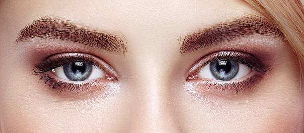 istock Beautiful female eyes with long eyelashes 2252404562