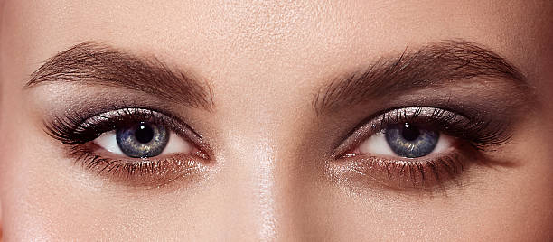istock Beautiful female eyes with long eyelashes 2252404610