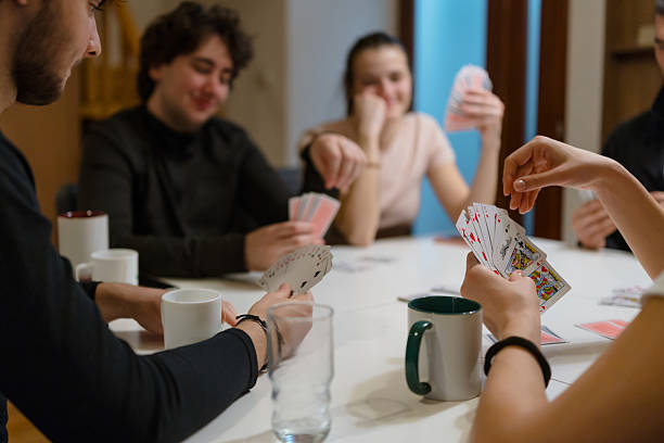 istock Home Gathering with Card Game 2252406630