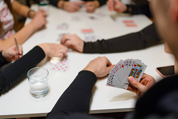 istock Tabletop Card Game Close Up 2252406815
