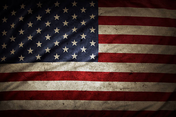istock Grunge American flag 2252418360
