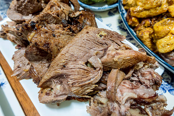 istock Close-up of sliced BBQ Lamb 2252426691