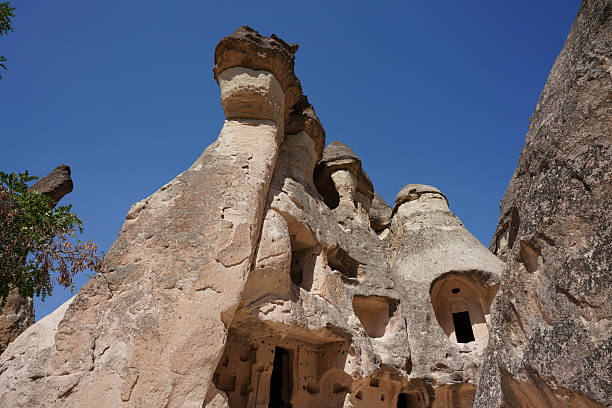 Unique geological formations in Cappadocia, popular travel destination in Turkey