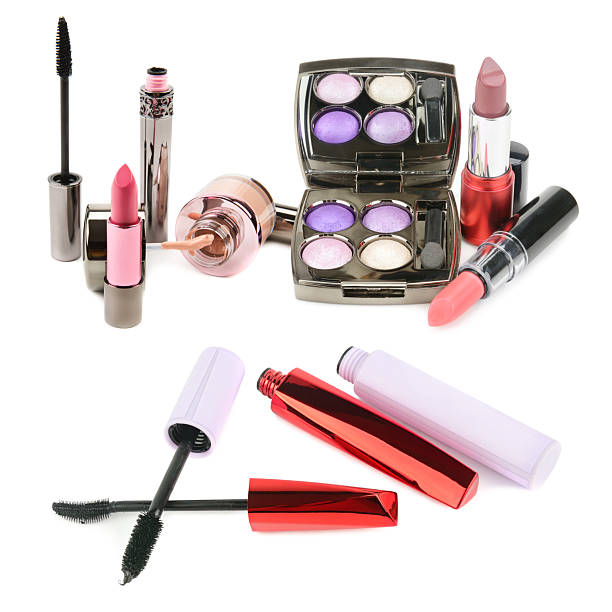 istock Large collection of decorative cosmetics on a white background 2252436252