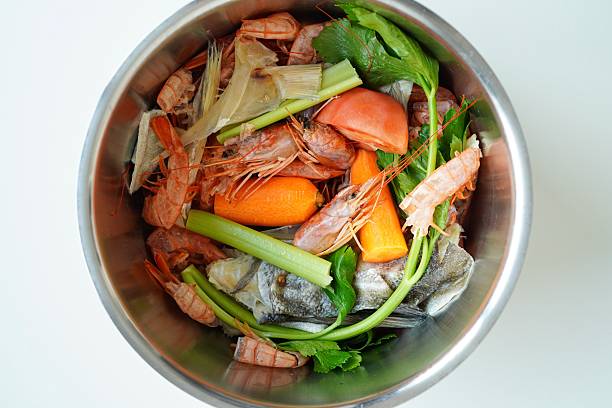 istock Closeup of shellfish stock on a white background 2252437054