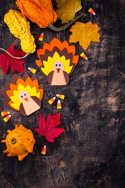 istock Thanksgiving day background with turkey 2252449925