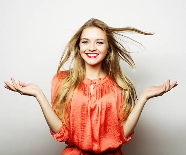 istock Young cute smiling blond girl 2252454735