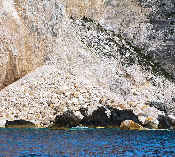 Blue caves on Zakynthos island, Greece