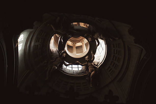 Rome, Italy - July 21, 2024 - an image of Basilica of Santa Maria in Trastevere, highlighting Rome's rich architectural style and religious heritage.