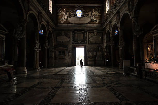 Rome, Italy - December 11, 2023 - an image of Basilica of Santa Maria in Aracoeli, highlighting Rome's rich architectural style and religious heritage.