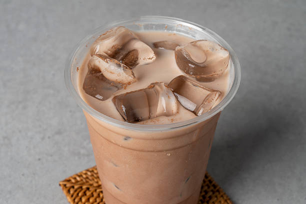 istock korean style food cafe Chocolate Latte 2252481798