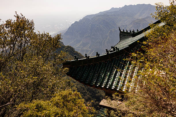Ancient Chinese temple architecture hidden in the mountains