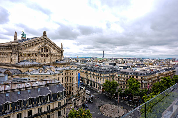 istock Paris view with Palais Garnier and Eiffel Tower 2252484857