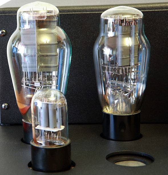 vacuum tube amplifier with 300B triodes