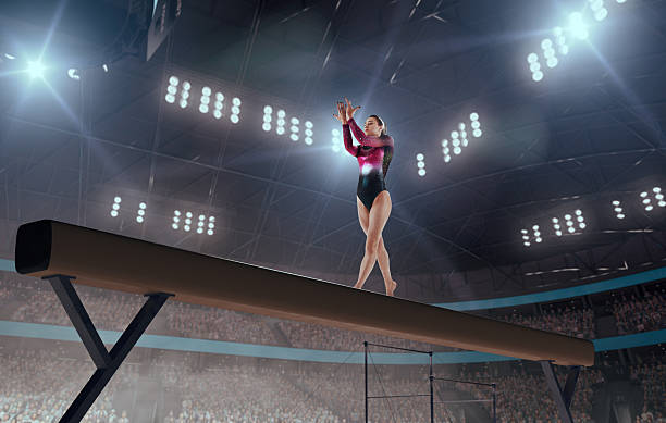istock Woman sport gymnastics. 2252489404