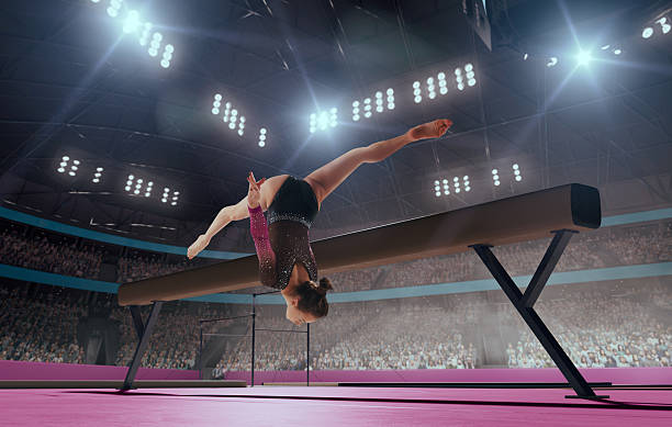 istock Woman sport gymnastics. 2252489407