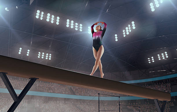 istock Woman sport gymnastics. 2252489413