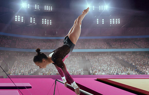 istock Woman sport gymnastics. 2252489422