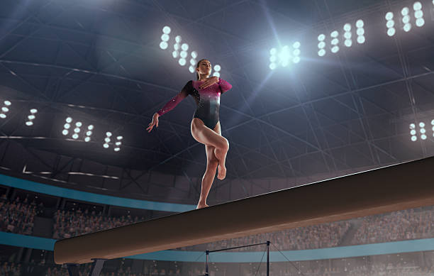 istock Woman sport gymnastics. 2252489441