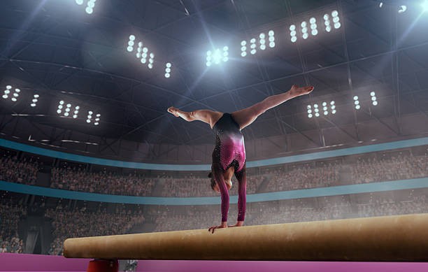 istock Woman sport gymnastics. 2252489453
