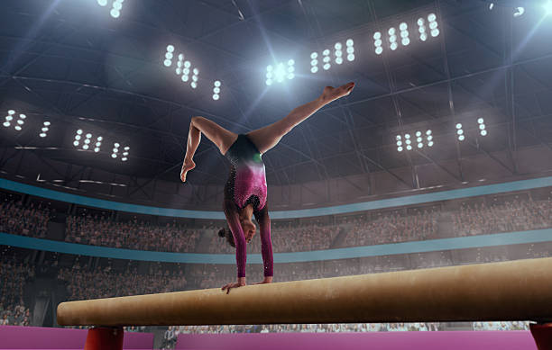 istock Woman sport gymnastics. 2252489455
