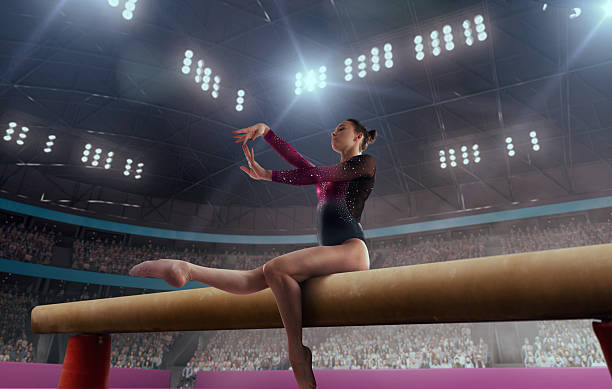 istock Woman sport gymnastics. 2252489458